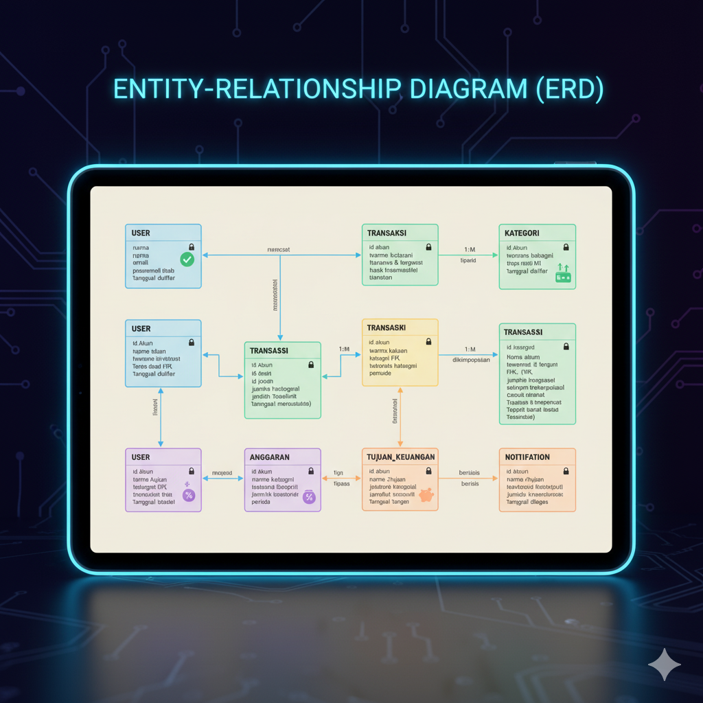 Flowchart Aplikasi Budgeting Cerdas