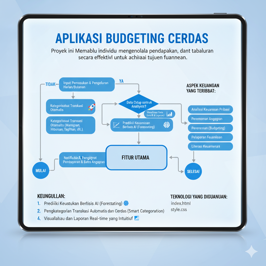 Flowchart Aplikasi Budgeting Cerdas